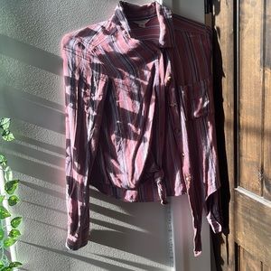 cute stripped button up never worn